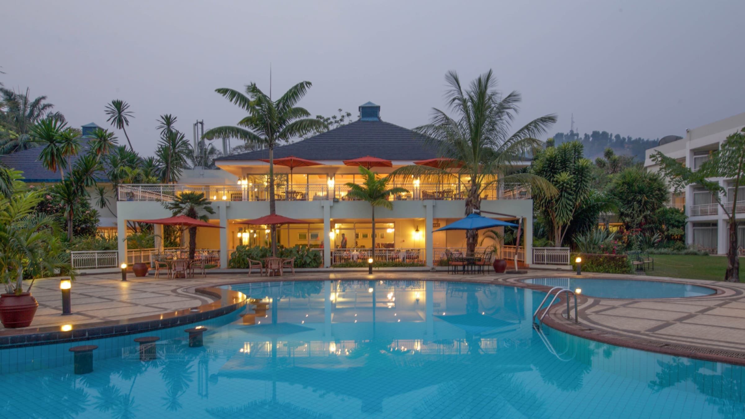 Lake Kivu Serena Hotel Exterior & Pool Area