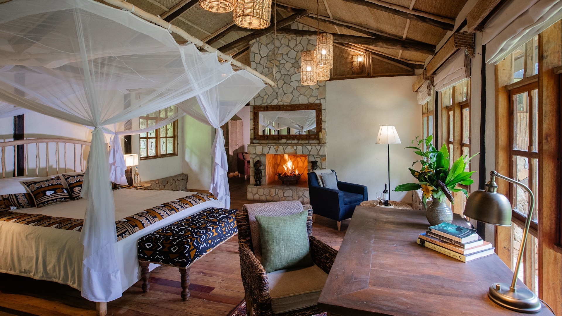 Volcanoes Bwindi Lodge Guest Room