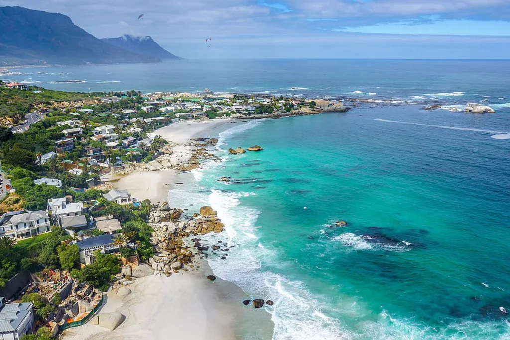 Clifton Beach aerial view