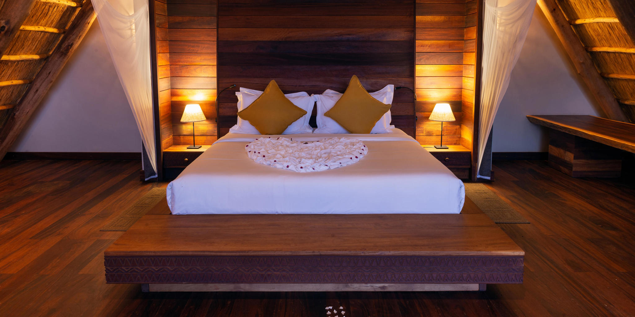Nile Safari Lodge double bed