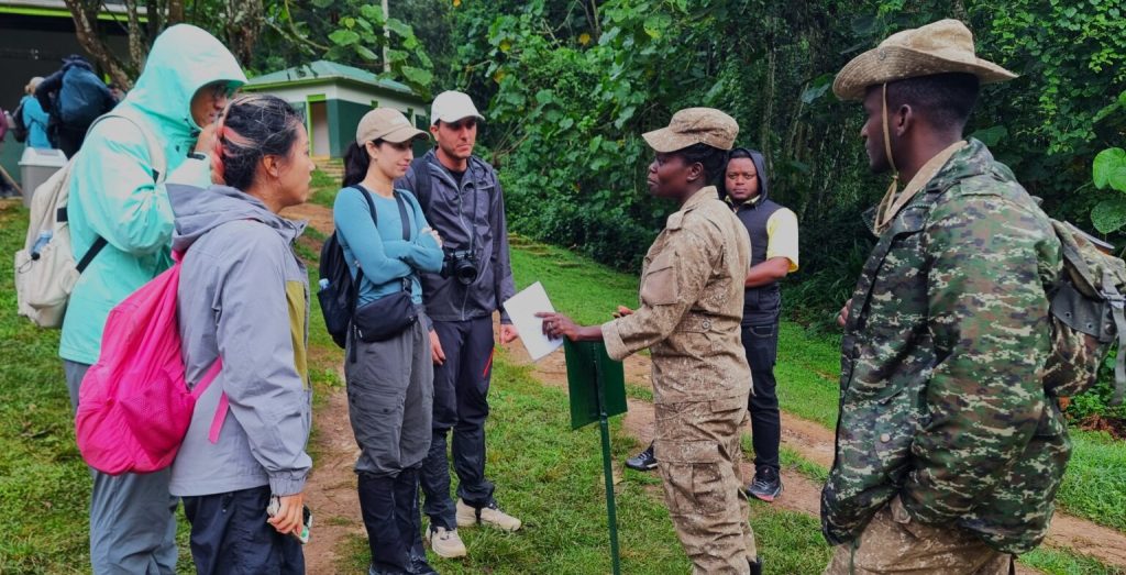 Gorilla trek briefing