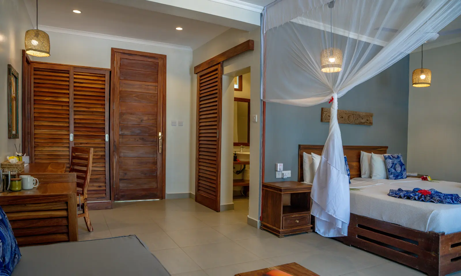 Michamvi Sunset Bay Resort bedroom